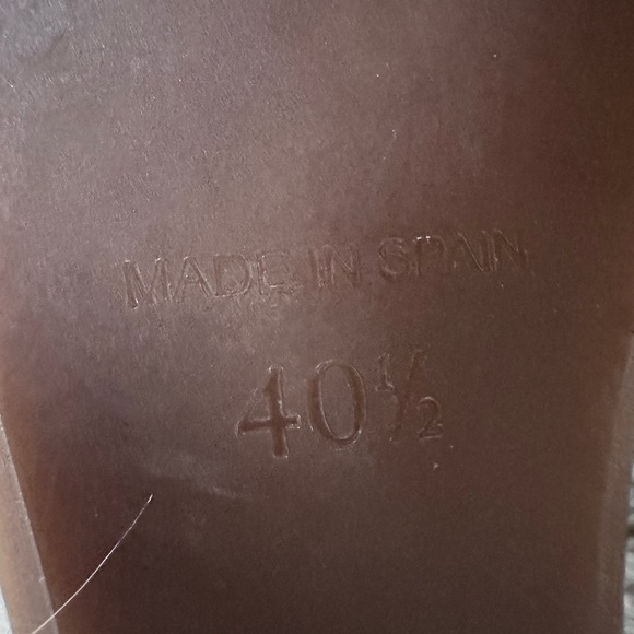 Tory Burch Plata Royal Majorca Linen & Leather Espadrille Wedge 9.5/40.5 - Picture 7 of 9